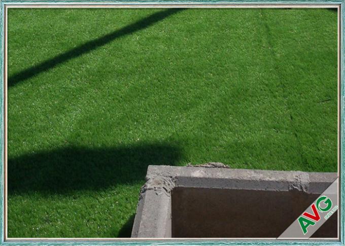 Hierba artificial del jardín de forma de V del verde del campo para el jardín/los 35 milímetros residenciales de altura 0