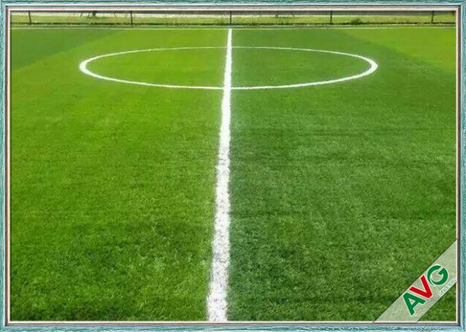 Césped de la falsificación del fútbol profesional anti - hierba ULTRAVIOLETA de la falsificación del monofilamento PE para el exterior 0