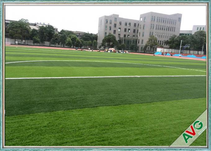 Césped artificial 12000 Dtex del campo de fútbol multifuncional estándar de la FIFA ahorro de agua 0