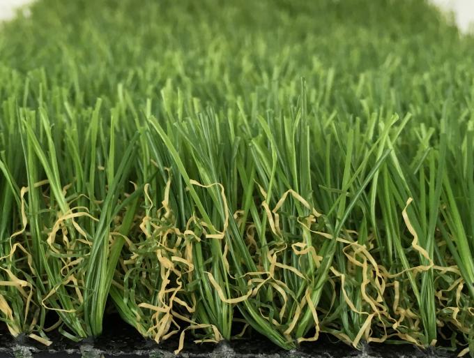 Alfombra favorable al medio ambiente de la resistencia de la hierba artificial ULTRAVIOLETA de la decoración 0