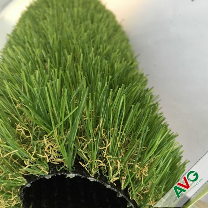 3 / 8" indicador hierba artificial del jardín plano material del PE + de los PP para la exposición 0