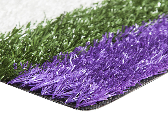 CHINA Césped artificial coloreado liso de la pista de tenis, resistencia ULTRAVIOLETA coloreada de la hierba falsa proveedor