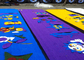 Hierba de alfombra artificial del césped sintético colorido del patio de la decoración 3000 DTEX proveedor