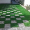 El paisaje verde sintético robusto del rollo de la alfombra del césped se chiba código de la onda 124 proveedor