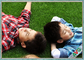 hierba de alfombra artificial sintética superficial del refrigerador durable de 30m m para los niños del área de juego proveedor