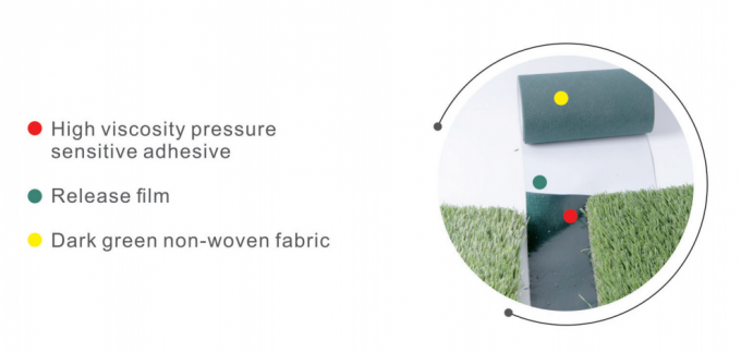 Cinta común el 15cm fácil auta-adhesivo de los 10m X de la hierba artificial 2
