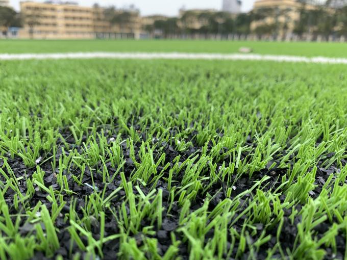 Alfombra de la hierba del césped de AVG 60m m para el campo de fútbol del fútbol de la fábrica al aire libre 0