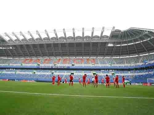 China Esteras artificiales de mirada reales de la hierba del campo de fútbol, césped sintético del fútbol proveedor