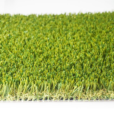 CHINA Forma de hilado de seda curvada oliva sin deslumbramiento de hierba sintética de tenis proveedor