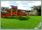 35 milímetros de la altura de hierba artificial al aire libre del mantenimiento fácil para el parque de atracciones de los niños proveedor