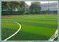 Tipo recto césped artificial del hilado del campo de fútbol sintético de la hierba del fútbol de la forma del diamante proveedor